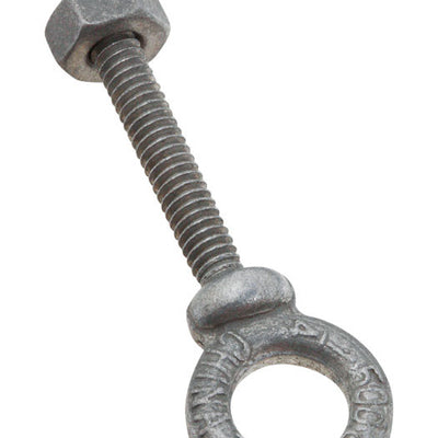National Hardware 1/4 in. X 3 in. L Galvanized Forged Steel Eyebolt Nut Included