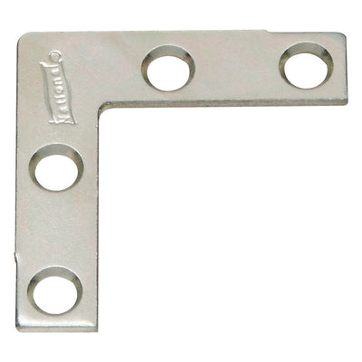 National Hardware 1-1/2 in. H X 3/8 in. W X 0.07 in. D Zinc-Plated Steel Outside Corner Brace