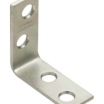 National Hardware 1.5 in. H X 0.625 in. W X 0.08 in. D Zinc-Plated Steel Inside Corner Brace