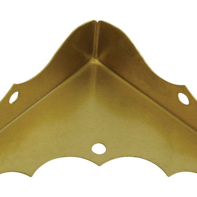 National Hardware 5/8 in. H X 1-3/4 in. W X 0.02 in. D Brass-Plated Solid Brass Inside Decorative Co