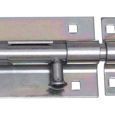 National Hardware 5 in. L Zinc-Plated Steel Heavy Duty Barrel Bolt