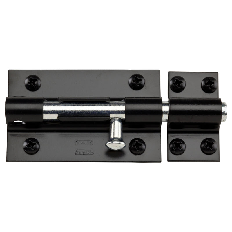 National Hardware 5 in. L Black Steel Heavy Duty Barrel Bolt