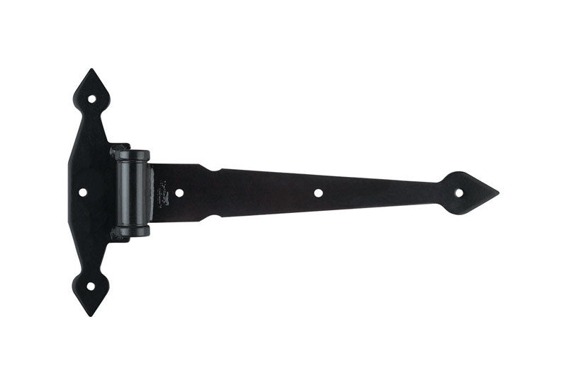 National Hardware 13 in. L Black Heavy Duty T Hinge