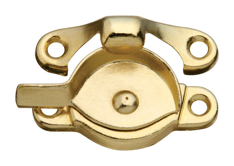 National Hardware Brass Gold Die-Cast Zinc Sash Lock