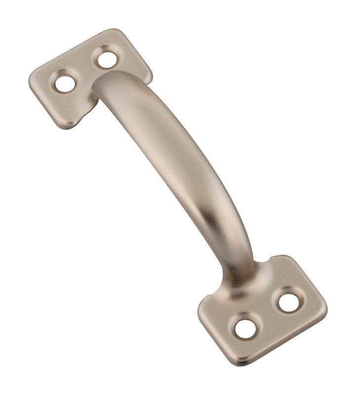 National Hardware WeatherGuard 4 in. L Satin Nickel Silver Steel Universal Sash Lift Handle