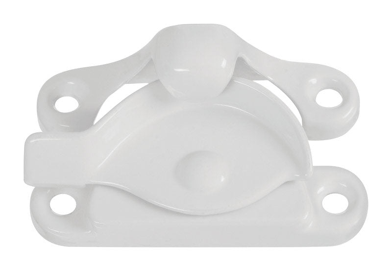 National Hardware White Die-Cast Zinc Sash Lock