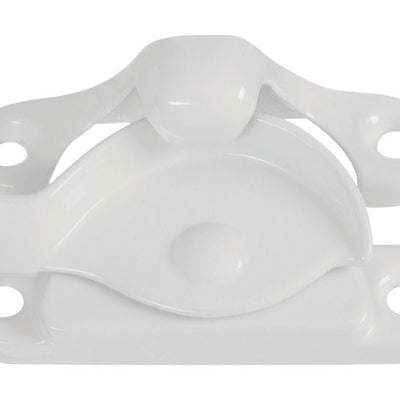 National Hardware White Die-Cast Zinc Sash Lock