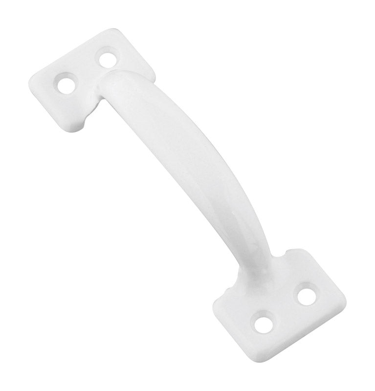 National Hardware 4 in. L White Steel Universal Sash Lift Handle