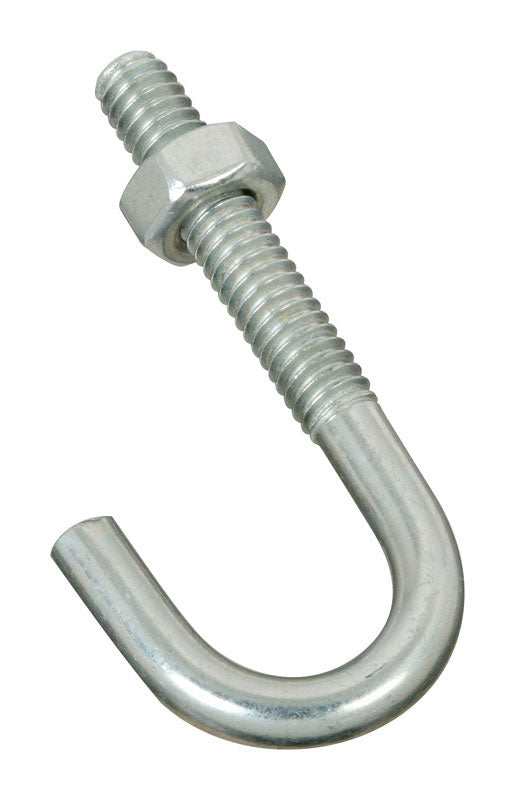 National Hardware Zinc-Plated Silver Steel 2-5/16 in. L J-Bolt 100 lb
