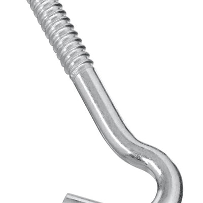 National Hardware Zinc-Plated Silver Steel 4-1/2 in. L Heavy Duty Screw Hook 290 lb