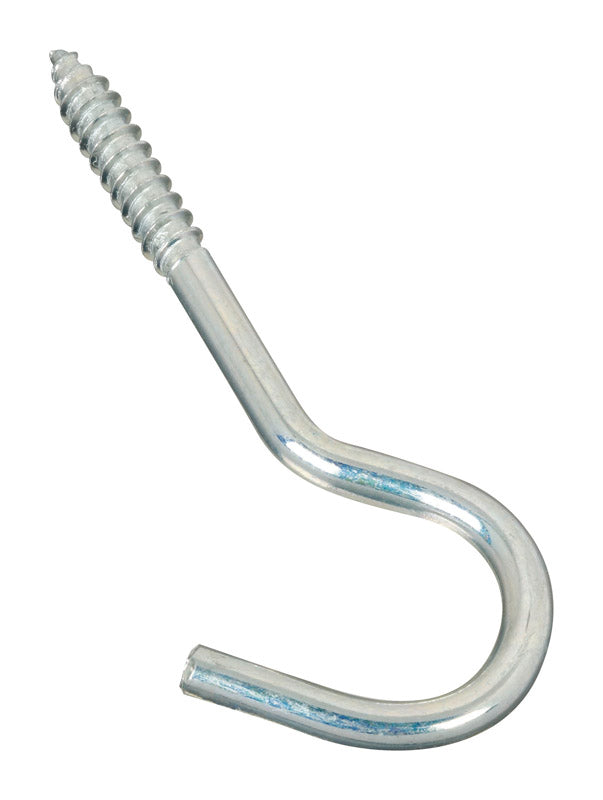 National Hardware Zinc-Plated Silver Steel 4-1/4 in. L Screw Hook 60 lb