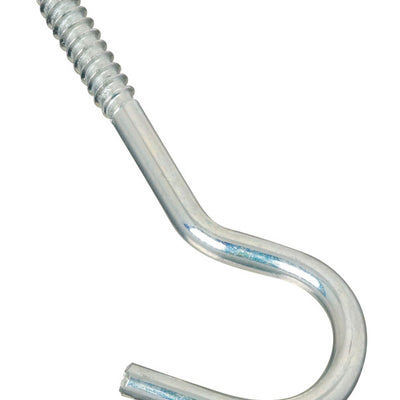 National Hardware Zinc-Plated Silver Steel 4-1/4 in. L Screw Hook 60 lb