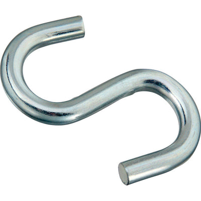 National Hardware Large Zinc-Plated Silver Steel 4 in. L Heavy Open S-Hook 240 lb