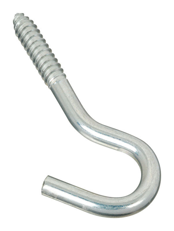 National Hardware Zinc-Plated Silver Steel 4-7/8 in. L Screw Hook 150 lb