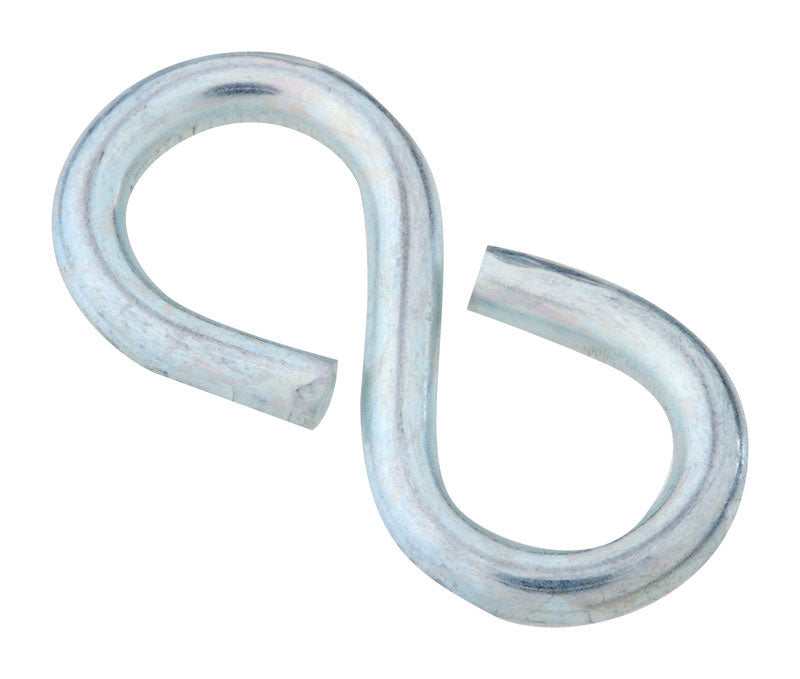 National Hardware Zinc-Plated Silver Steel 1-1/4 in. L Closed S-Hook