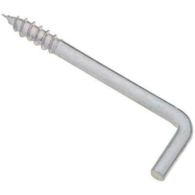 National Hardware Medium Zinc-Plated Silver Steel 2-5/8 in. L Square Bend Hook