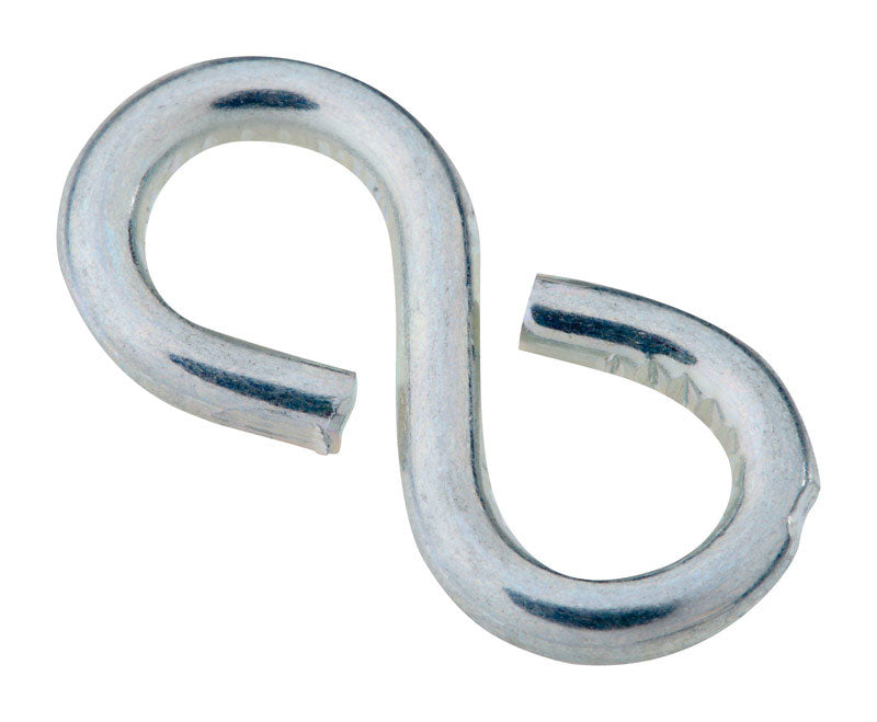 National Hardware Zinc-Plated Silver Steel 7/8 in. L Closed S-Hook