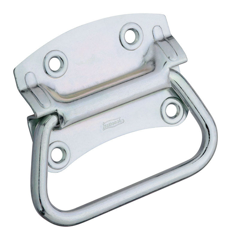 National Hardware Chest Handle Zinc-Plated Steel Chest Handle 4 in.