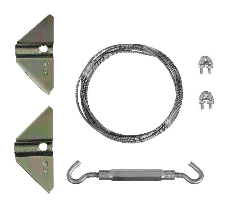 National Hardware Zinc-Plated Silver Steel Anti-Sag Gate Kit