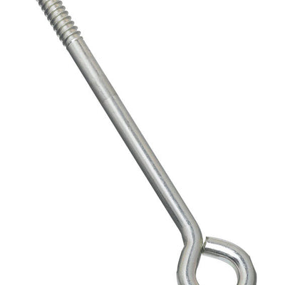 National Hardware 8 in. L Zinc-Plated Silver Steel Lag Screw Eye