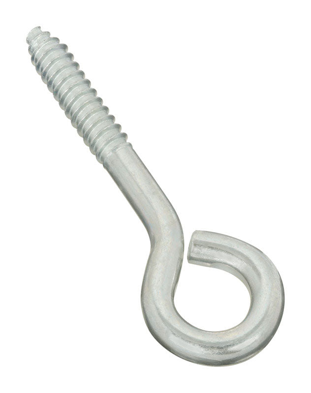 National Hardware 4.5 in. L Zinc-Plated Silver Steel Lag Screw Eye