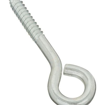 National Hardware 4.5 in. L Zinc-Plated Silver Steel Lag Screw Eye