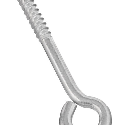 National Hardware 3.75 in. L Zinc-Plated Silver Steel Lag Screw Eye