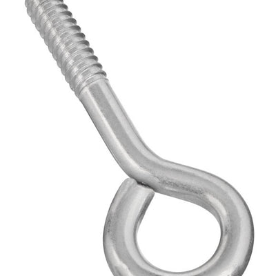 National Hardware 5.25 in. L Zinc-Plated Silver Steel Lag Screw Eye
