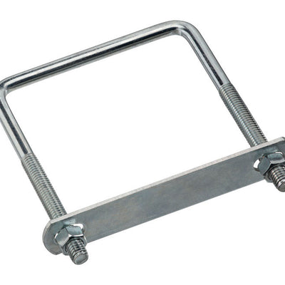 National Hardware 3/8 in. X 4 in. W X 5 in. L Coarse Zinc-Plated Steel Square U-Bolt