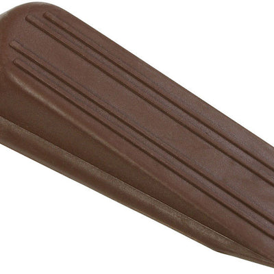 National Hardware 1.25 in. W X 4 in. L Rubber Brown Wedge Door Stop Mounts to floor 2.5 in.