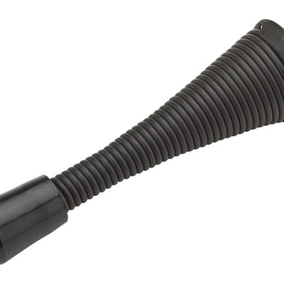 National Hardware 3 in. L Steel w/Rubber Tip Oil Rubbed Bronze Black Spring Door Stop Mounts to wall