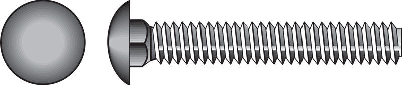 HILLMAN 5/16 in. X 7 in. L Zinc-Plated Steel Carriage Bolt