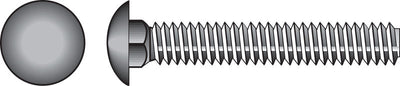 HILLMAN 5/16 in. X 8 in. L Zinc-Plated Steel Carriage Bolt