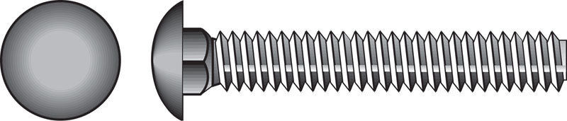HILLMAN 3/8 in. X 3-1/2 in. L Zinc-Plated Steel Carriage Bolt