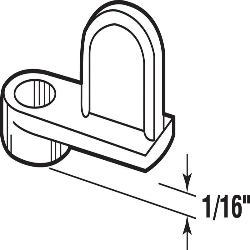 Prime-Line Mill Steel Screen Clip For 1/16 inch
