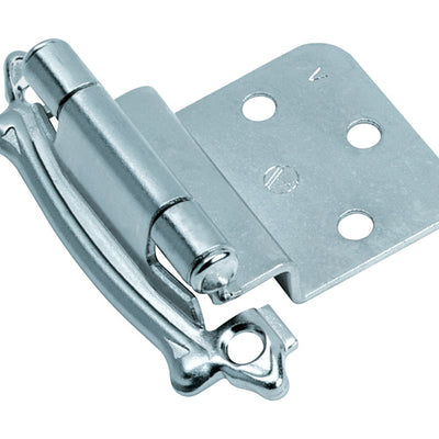 Amerock 2-15/79 in. W X 2-3/4 in. L Sterling Nickel Silver Steel Self-Closing Hinge 2 pk