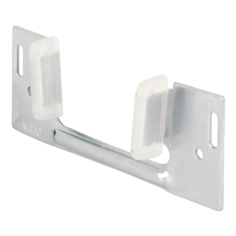 Prime-Line 1.38 in. D X 3.25 in. L Mill Silver Steel Pocket Door Slide Guide