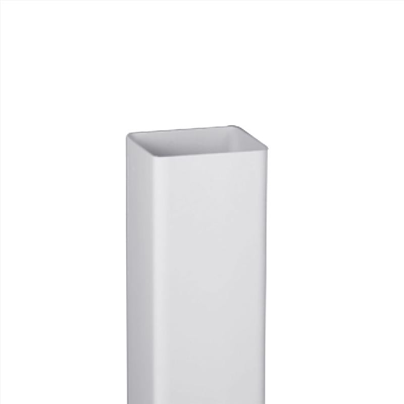 Amerimax 2 in. H X 2 in. W X 120 in. L White Vinyl U Downspout