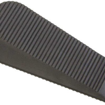 National Hardware 6 in. W Rubber Gray Wedge Door Stop Mounts to floor .75 in.