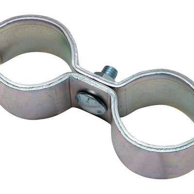 National Hardware 2 in. L Zinc-Plated Silver Steel Gate Pipe Clamp