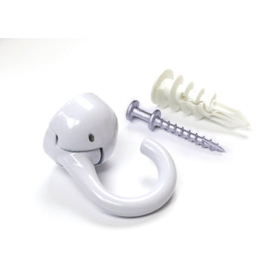Hangman Small White Metal 2 in. L Double Headed Hanger 20 lb