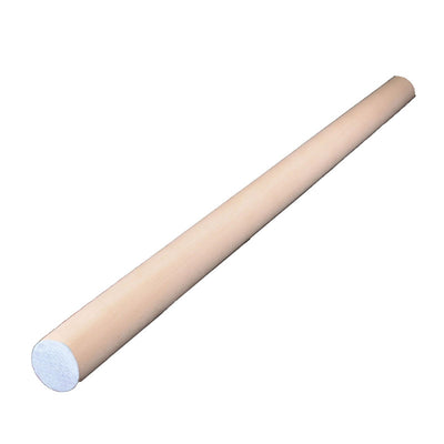 Alexandria Moulding Round Ramin Hardwood Dowel 1-1/8 in. D X 48 in. L Light Blue