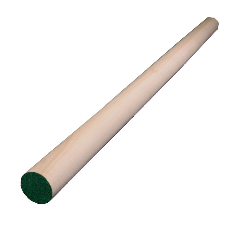 Alexandria Moulding Round Hardwood Dowel 1-1/4 in. D X 48 in. L Light Green