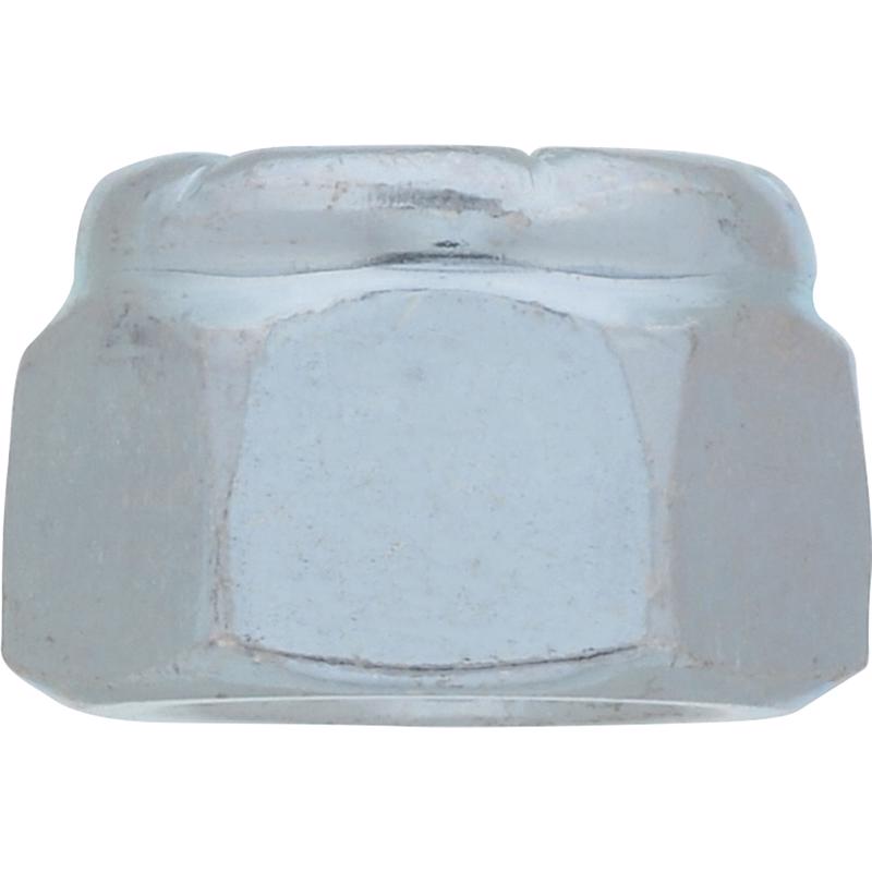 HILLMAN 10-24 in. Zinc-Plated Steel USS Nylon Lock Nut 100 pk
