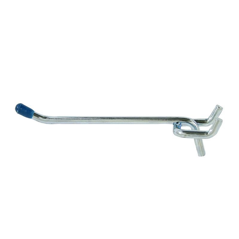 Crawford Zinc Plated Silver Steel 4 in. Peg Hooks