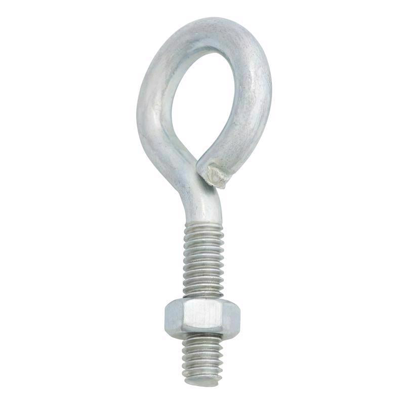 Hampton 5/16 in. X 2-3/4 in. L Zinc-Plated Steel Eyebolt Nut Included