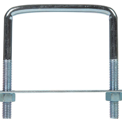 Hampton 3/8 in. X 3-3/4 in. W X 4 in. L Coarse Zinc-Plated Steel Lumber Size Square Bend U-Bolt