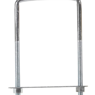 Hampton 3-3/4 in. X 3-5/8 in. W X 6 in. L Coarse Zinc-Plated Steel Lumber Size Square Bend U-Bolt