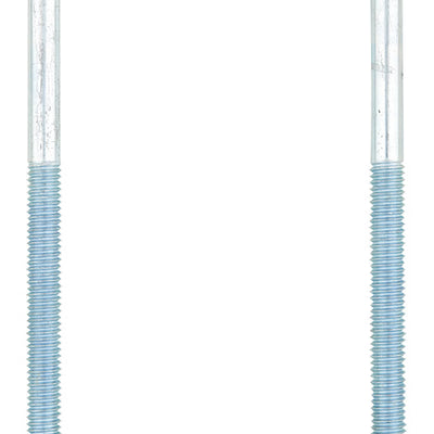 Hampton 3/8 in. X 3-5/8 in. W X 7 in. L Coarse Zinc-Plated Steel Lumber Size Square Bend U-Bolt
