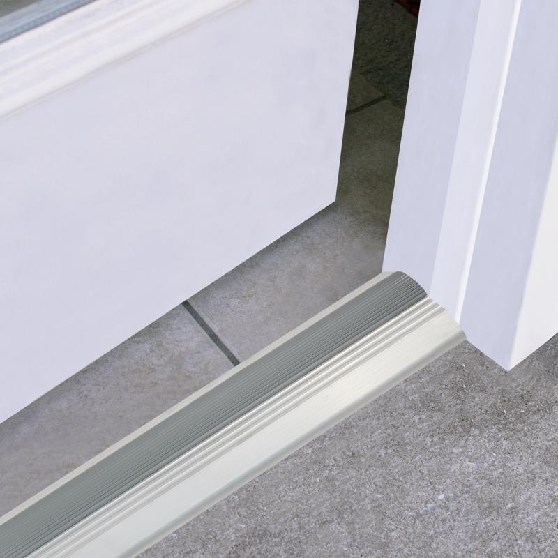 M-D Building Products 1.125 in. H X 3.75 in. W X 36 in. L Aluminum Deluxe High Threshold Silver